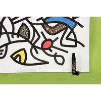 Marqueur POSCA PC8K pointe biseautée 8mm - NOIR - Image 5