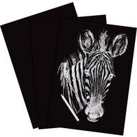 Feuille noire dessin 130 g recyclé, format 21 x 29,7 (Bloc de 20) - Image 2