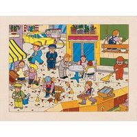 Lot de 4 puzzles 'Les explorations' de 48 pièces en bois. - Image 6