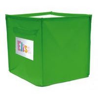 Lot de 4 paniers carrés en tissu - Image 2