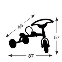 Tandem sans pédale hauteur selle 29 et 25 cm 1er âge - Image 2