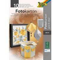 Bloc 10 feuilles carton 21x29.7 cm 300g 5 or 5 argent - Image 2