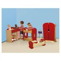 Berceau de poupée Rouge - Image 2