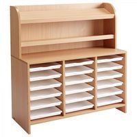 Surmeuble de présentation - Teinte hêtre - Image 2