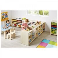 Meuble d'activités 15 bacs bouleau MobiNathan - Image 3