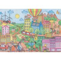 Papier spécial affiche Graffy Roll 90 g - Ville écologique - Image 3