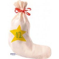 Chausson de noël en coton naturel (Lot de 24) - Image 2