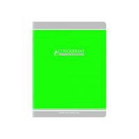 CONQUERANT Cahier Classique 17x22cm Grands Carreaux Seyès 32 Pages Agrafées Couverture Carte Recyclée Coloris - Image 2