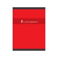 CONQUERANT Cahier 24x32cm Grands Carreaux Seyès 48 Pages Agrafées Couverture Carte Coloris Assortis - Image 3