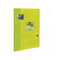 OXFORD Cahier Color Life 24x32cm Grands Carreaux Seyès 48 Pages Agrafées Couverture Carte Coloris Assortis - Image 2