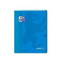 OXFORD Cahier EasyBook 24x32cm Grands Carreaux Seyès 96 Pages Agrafées Couverture Polypro Bleu - Image 5
