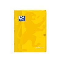 OXFORD Cahier EasyBook 24x32cm Grands Carreaux Seyès 96 Pages Agrafées Couverture Polypro Jaune - Image 4
