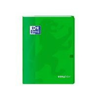 OXFORD Cahier EasyBook 24x32cm Grands Carreaux Seyès 96 Pages Agrafées Couverture Polypro Vert - Image 4