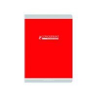 CONQUERANT Cahier Classique A4 Grands Carreaux Seyès 48 Pages Agrafées Couverture Carte Recyclée Coloris Assor - Image 3