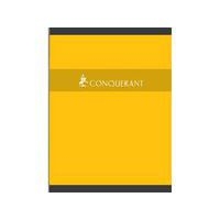 CONQUERANT Cahier 24x32cm Petits Carreaux 5mm 192 Pages Brochées Couverture Carte Coloris Assortis - Image 2
