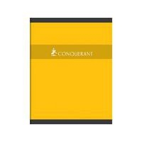 CONQUERANT Cahier 17x22cm Grands Carreaux Seyès 140 Pages Agrafées Couverture Carte Coloris Assortis - Image 3