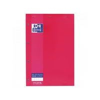 OXFORD Bloc-Notes Color Life A4+ Grands Carreaux Seyès 160 Pages Reliure Agrafée Tête Couverture Carte Coloris - Image 2