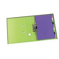 OXFORD Classeur à Levier My Colour A4XL Dos 80mm 2 Anneaux en D Couverture Carte Rembordée en Polypro Coloris - Image 2