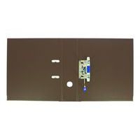 OXFORD Classeur à Levier Smart Pro+ A4XL Dos 80mm 2 Anneaux en D Couverture Polypro Rembordée Marron - Image 2