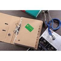 OXFORD Intercalaires Neutres Touareg A4 12 Positions Carte Recyclée Epaisseur 265g Beige Naturel - Image 3