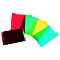 OXFORD Intercalaires A5 Paysage 4 Positions PVC Translucide Epaisseur 14/100ème Coloris Assortis - Image 2