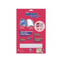 OXFORD 5 Feuilles Couvre-livres Magic Cover A4 PVC Lisse Epaisseur 9/100ème Incolore - Image 2