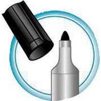 Marqueur Velleda pointe ogive encre à base d'Ester Bic - rouge - Image 2