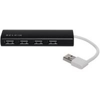 Hub de Voyage 4 Ports USB 2.0 noir - Belkin - Image 2