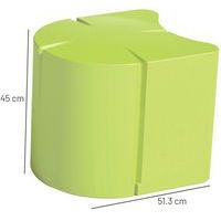 Pouf ovale Connexio - vert - Image 5