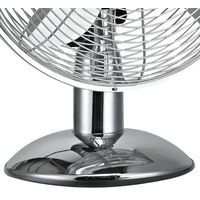 Ventilateur à poser métal chromé 30 W - Ø 25 cm - Image 4