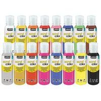 Assortiment de 16 flacons de 150 ml gouache acrylique Acryl'color Pebeo - Image principale