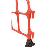 Barrière plastique avec pieds - 1500mm rouge - Image 6