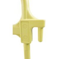 Barrière plastique avec pieds - 2000mm jaune - Image 7