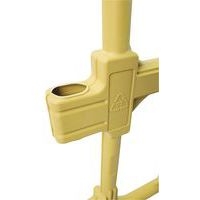 Barrière plastique avec pieds - 2000mm jaune - Image 5