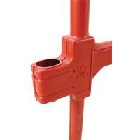 Barrière plastique avec pieds - 2000mm rouge - Image 6