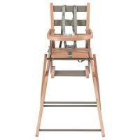 Chaise haute SARAH extra-pliante Hybride Gris - Image 2