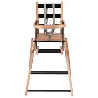 Chaise haute SARAH extra-pliante Hybride Noir - Image 3