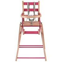 Chaise haute SARAH extra-pliante Hybride Fuschia - Image 2