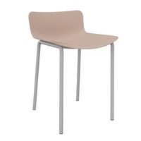 Tabouret bas Popp coque polycarbonate/piètement acier - Image 6