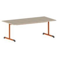 Table Bandana 160 x 80 cm fixe dégagement latéral stratifié Mobidecor - Image principale