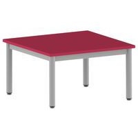 Table Carélie carrée 80 x 80 cm fixe 4 pieds stratifié Mobidecor - Image 8