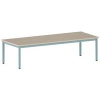 Table Carélie rectangulaire 200 x 80 cm fixe 4 pieds stratifié - Image 9