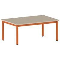 Table Carélie rectangulaire 120 x 80 cm mobile 4 pieds stratifié - Image 8