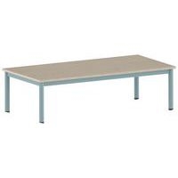 Table Carélie rectangulaire 160 x 80 cm mobile 4 pieds stratifié - Image 2
