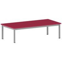 Table Carélie rectangulaire 160 x 80 cm mobile 4 pieds stratifié - Image 7