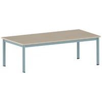Table Carélie rectangulaire 160 x 80 cm mobile 4 pieds stratifié - Image 9