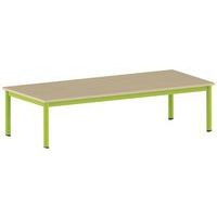 Table Carélie rectangulaire 180 x 80 cm mobile 4 pieds stratifié - Image 5
