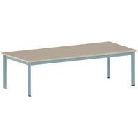 Table Carélie rectangulaire 180 x 80 cm mobile 4 pieds stratifié - Image 4