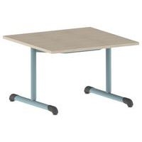 Table Bandana carrée 80 x 80 cm fixe dégagement latéral stratifié - Image 6