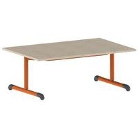 Table Bandana 120 x 80 cm fixe dégagement latéral stratifié Mobidecor - Image 9
